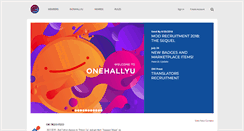 Desktop Screenshot of onehallyu.com